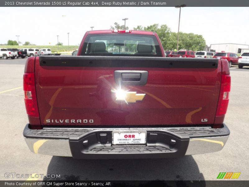 Deep Ruby Metallic / Dark Titanium 2013 Chevrolet Silverado 1500 LS Regular Cab 4x4