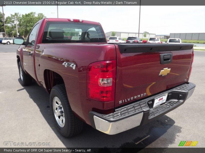 Deep Ruby Metallic / Dark Titanium 2013 Chevrolet Silverado 1500 LS Regular Cab 4x4