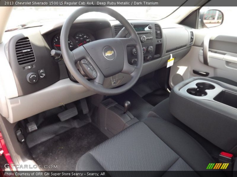 Deep Ruby Metallic / Dark Titanium 2013 Chevrolet Silverado 1500 LS Regular Cab 4x4