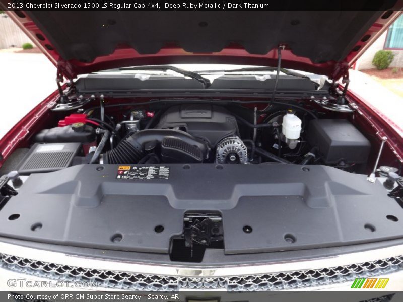 Deep Ruby Metallic / Dark Titanium 2013 Chevrolet Silverado 1500 LS Regular Cab 4x4