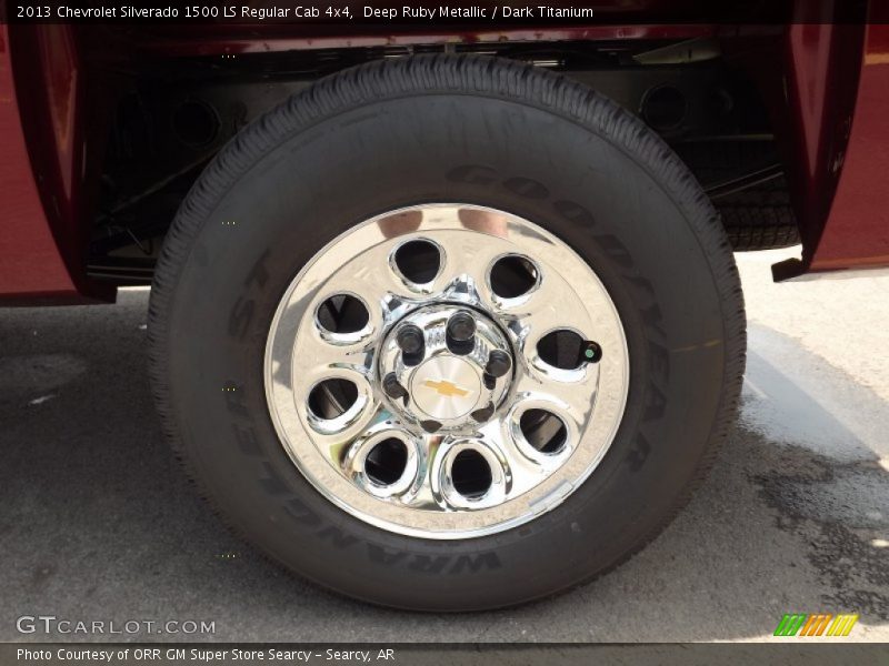 Deep Ruby Metallic / Dark Titanium 2013 Chevrolet Silverado 1500 LS Regular Cab 4x4