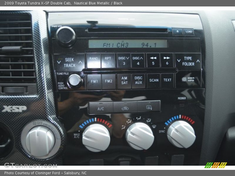 Controls of 2009 Tundra X-SP Double Cab