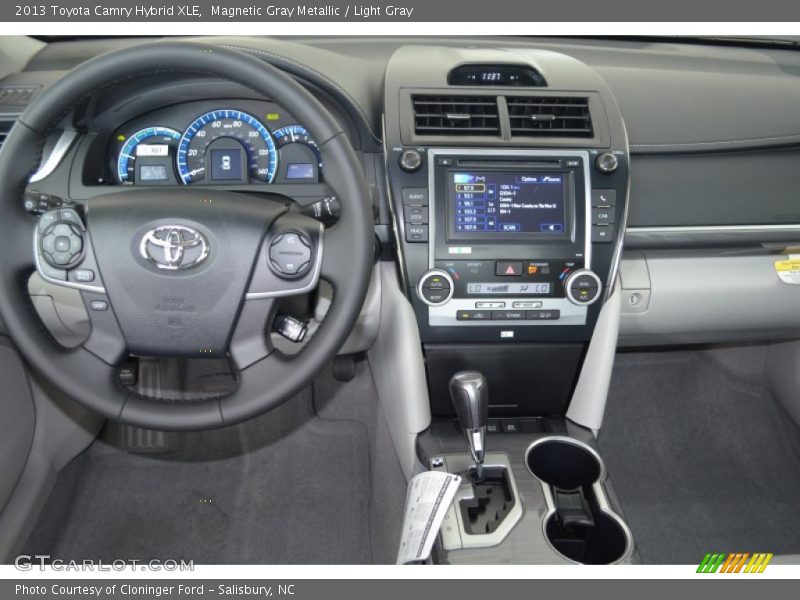 Magnetic Gray Metallic / Light Gray 2013 Toyota Camry Hybrid XLE