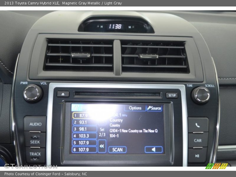 Magnetic Gray Metallic / Light Gray 2013 Toyota Camry Hybrid XLE