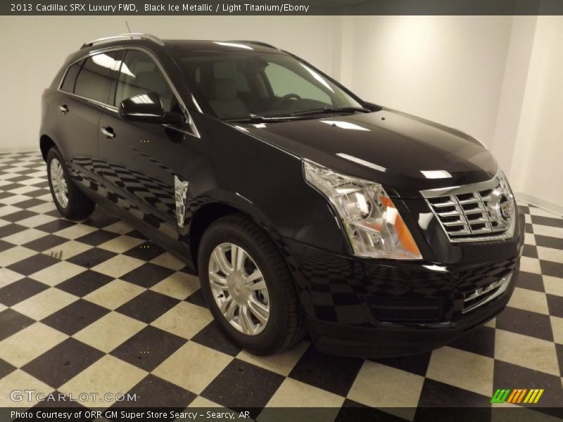 Black Ice Metallic / Light Titanium/Ebony 2013 Cadillac SRX Luxury FWD
