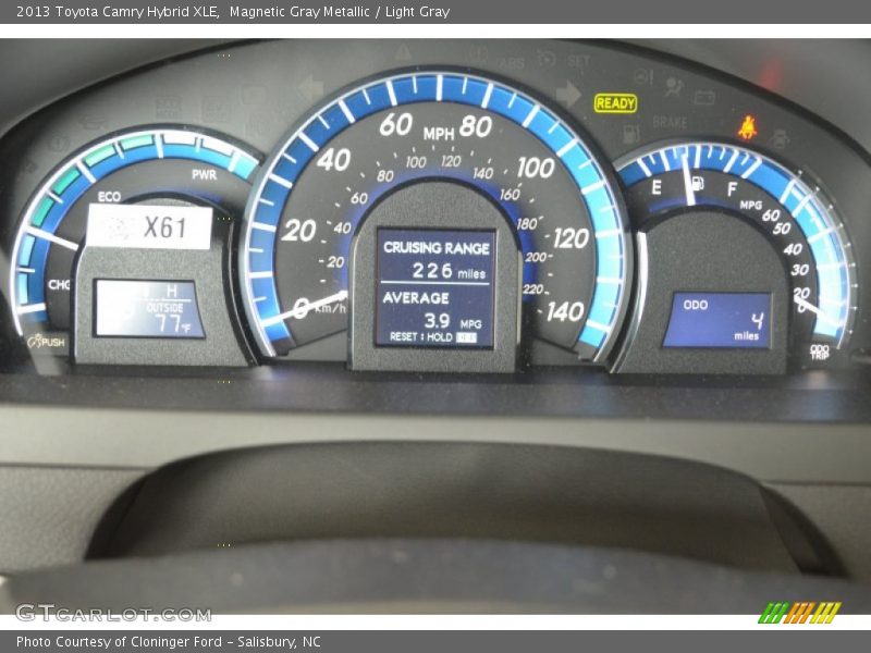 Magnetic Gray Metallic / Light Gray 2013 Toyota Camry Hybrid XLE