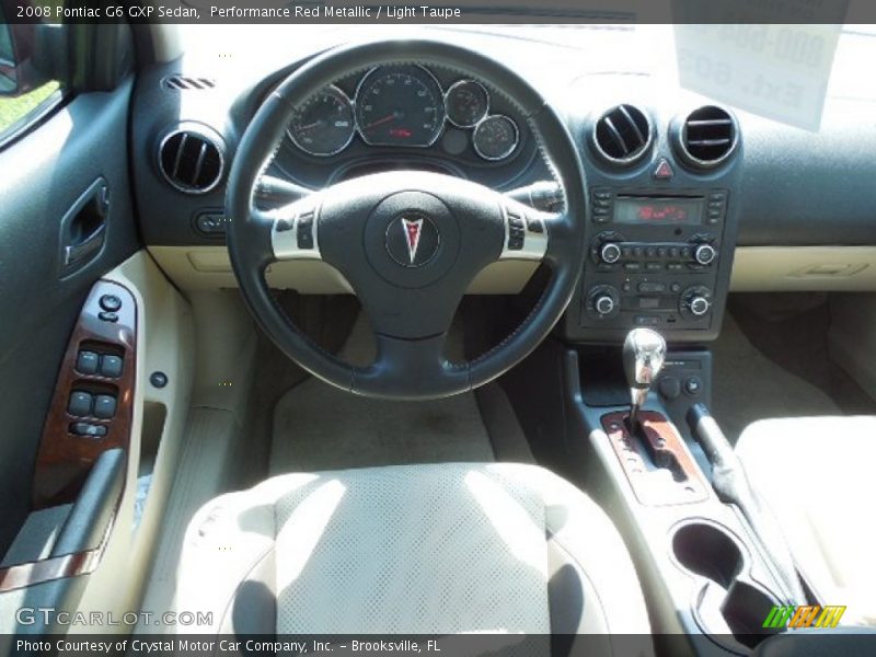 Performance Red Metallic / Light Taupe 2008 Pontiac G6 GXP Sedan