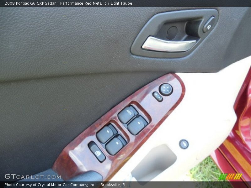 Performance Red Metallic / Light Taupe 2008 Pontiac G6 GXP Sedan