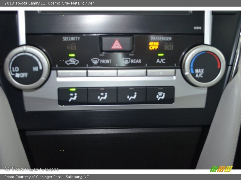 Cosmic Gray Metallic / Ash 2013 Toyota Camry LE
