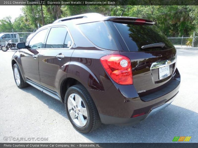 Espresso Brown Metallic / Brownstone/Jet Black 2011 Chevrolet Equinox LTZ