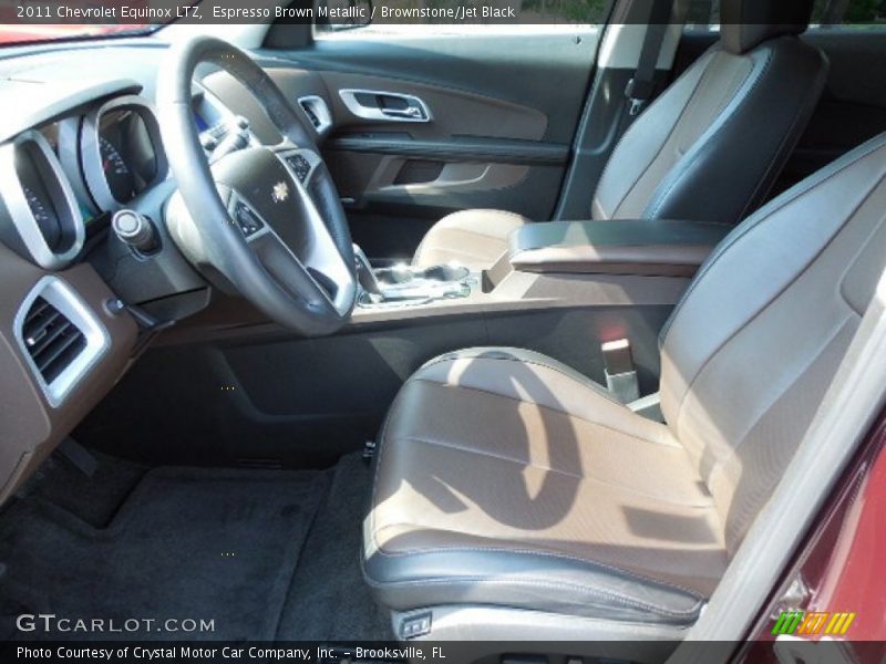 Espresso Brown Metallic / Brownstone/Jet Black 2011 Chevrolet Equinox LTZ