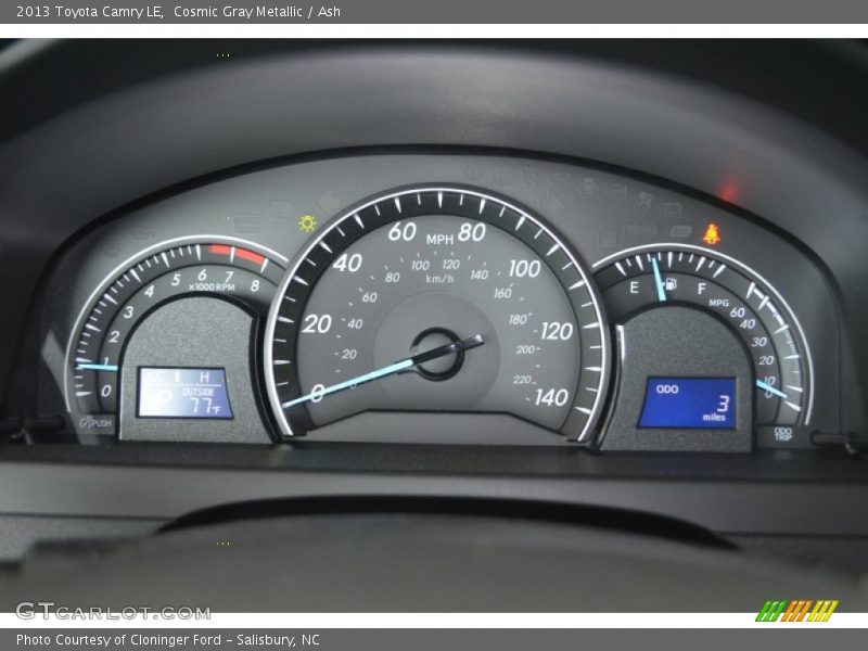 Cosmic Gray Metallic / Ash 2013 Toyota Camry LE