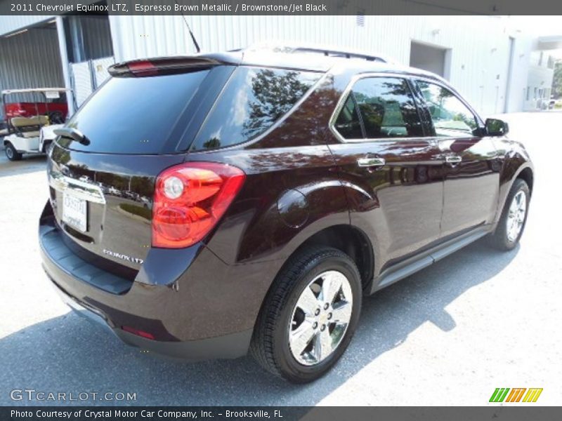 Espresso Brown Metallic / Brownstone/Jet Black 2011 Chevrolet Equinox LTZ