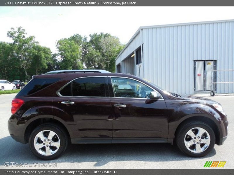 Espresso Brown Metallic / Brownstone/Jet Black 2011 Chevrolet Equinox LTZ