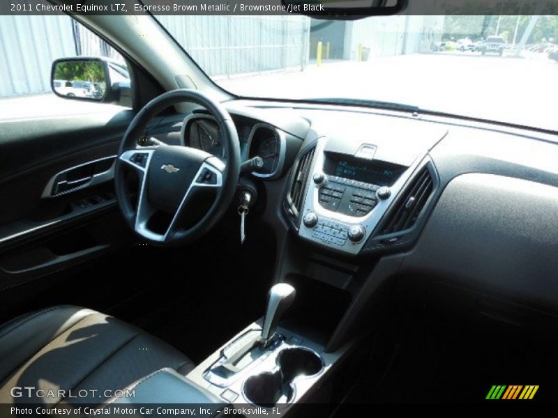 Espresso Brown Metallic / Brownstone/Jet Black 2011 Chevrolet Equinox LTZ