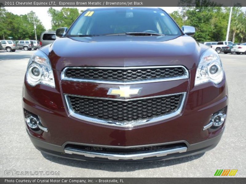 Espresso Brown Metallic / Brownstone/Jet Black 2011 Chevrolet Equinox LTZ