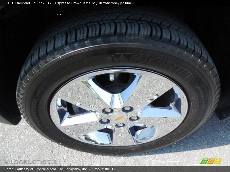Espresso Brown Metallic / Brownstone/Jet Black 2011 Chevrolet Equinox LTZ
