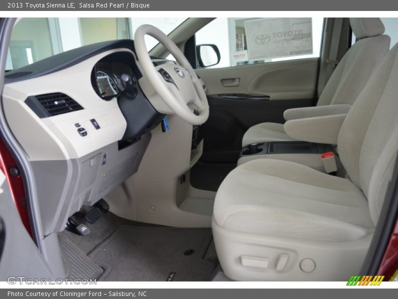  2013 Sienna LE Bisque Interior