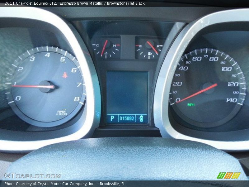 Espresso Brown Metallic / Brownstone/Jet Black 2011 Chevrolet Equinox LTZ