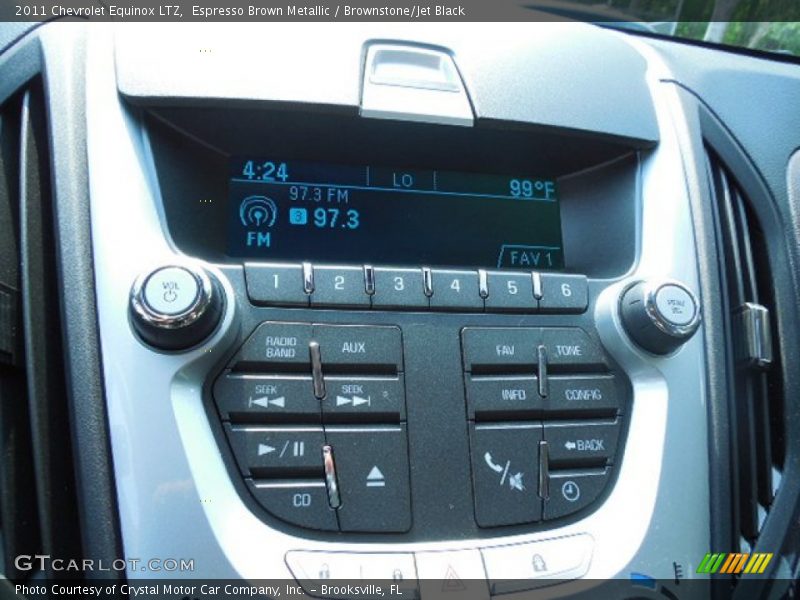 Espresso Brown Metallic / Brownstone/Jet Black 2011 Chevrolet Equinox LTZ