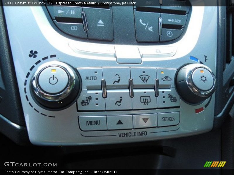 Espresso Brown Metallic / Brownstone/Jet Black 2011 Chevrolet Equinox LTZ