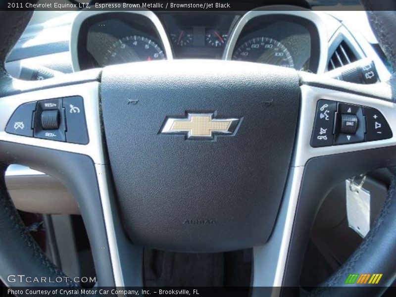 Espresso Brown Metallic / Brownstone/Jet Black 2011 Chevrolet Equinox LTZ
