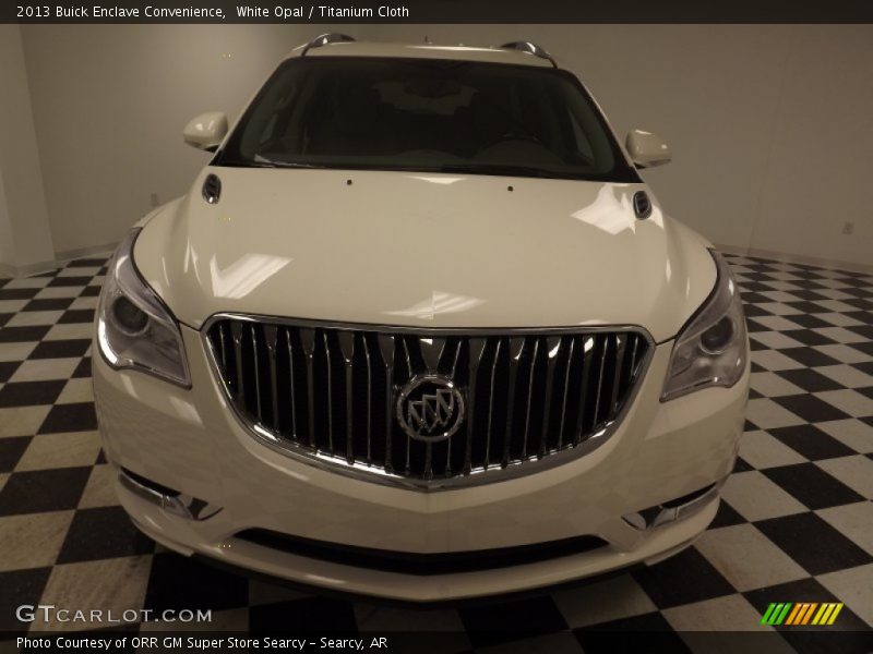 White Opal / Titanium Cloth 2013 Buick Enclave Convenience