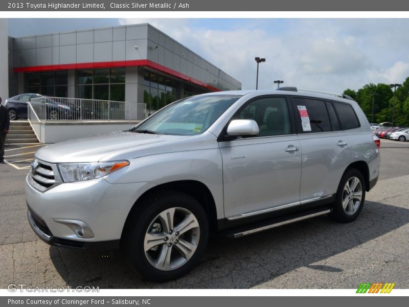 Classic Silver Metallic / Ash 2013 Toyota Highlander Limited