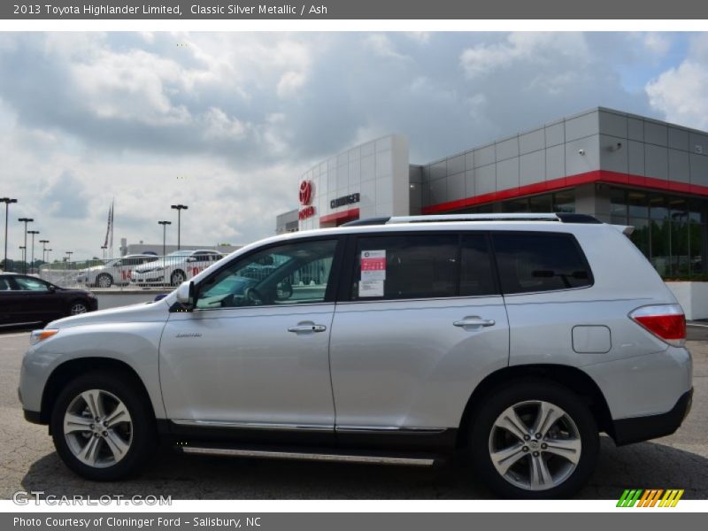 Classic Silver Metallic / Ash 2013 Toyota Highlander Limited