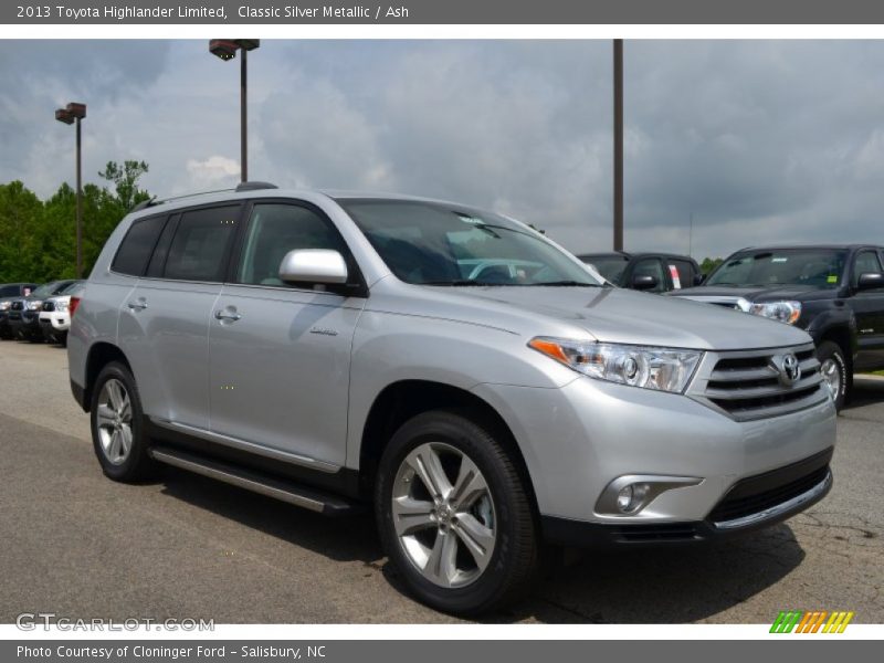Classic Silver Metallic / Ash 2013 Toyota Highlander Limited