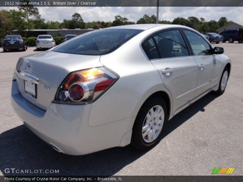 Brilliant Silver / Charcoal 2012 Nissan Altima 2.5 S