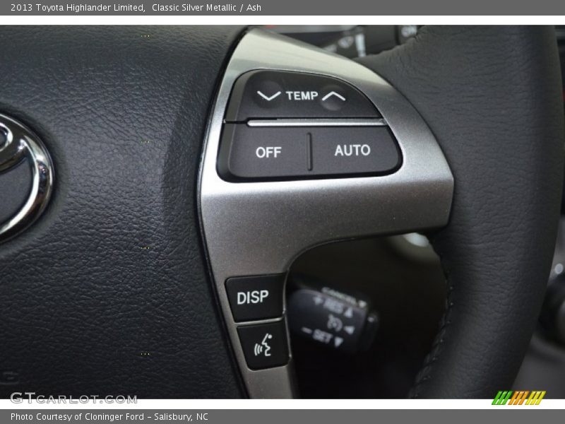 Classic Silver Metallic / Ash 2013 Toyota Highlander Limited