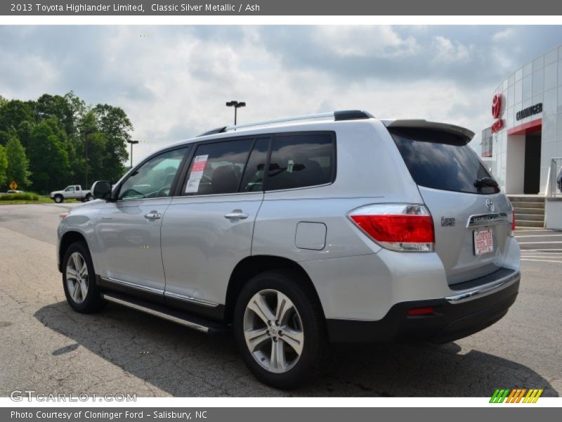 Classic Silver Metallic / Ash 2013 Toyota Highlander Limited