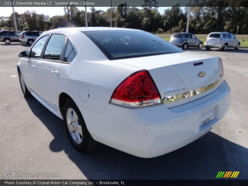 Summit White / Ebony 2011 Chevrolet Impala LT
