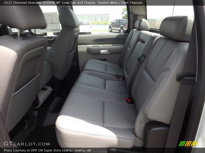 Summit White / Dark Titanium 2013 Chevrolet Silverado 3500HD WT Crew Cab 4x4 Chassis