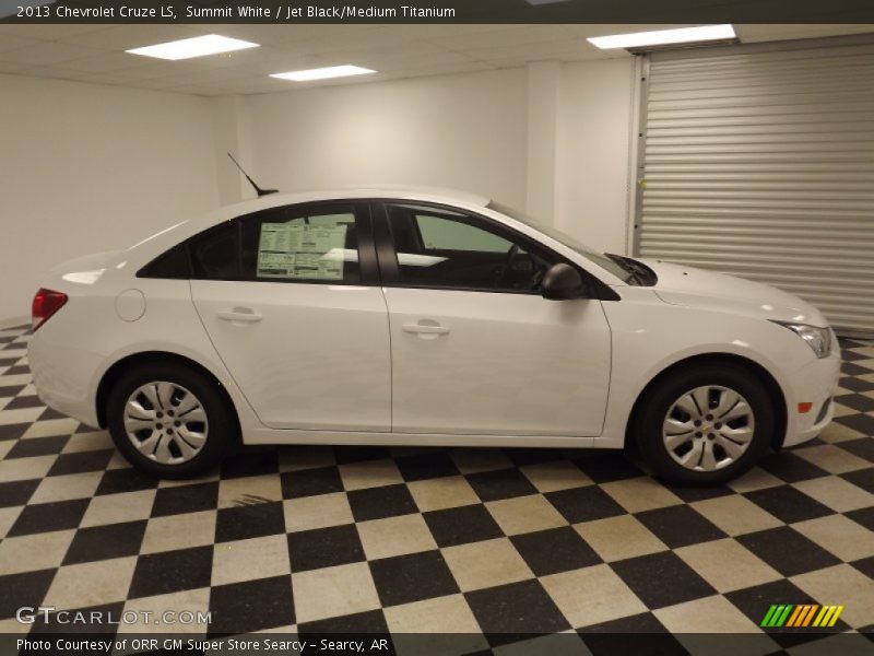 Summit White / Jet Black/Medium Titanium 2013 Chevrolet Cruze LS