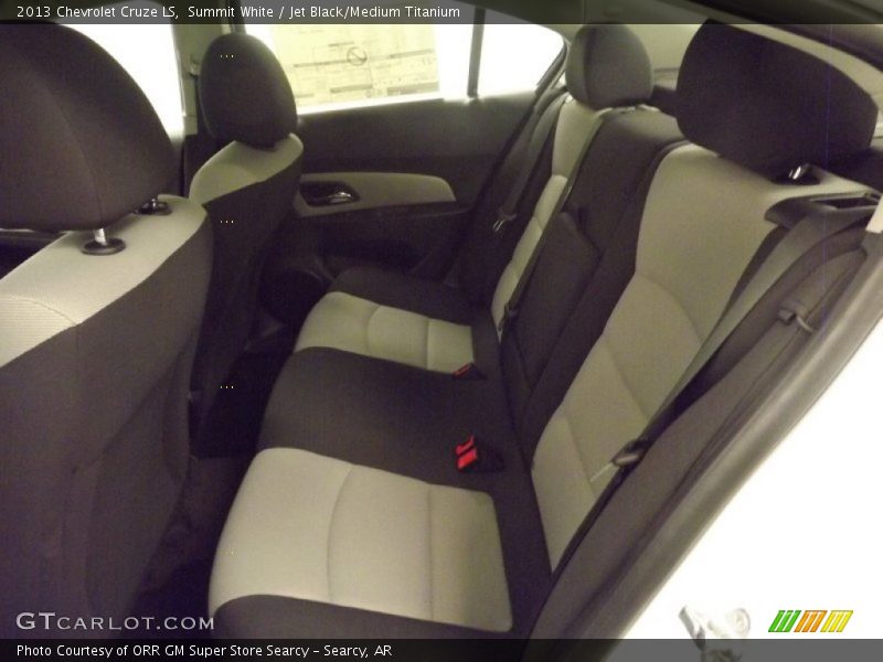 Summit White / Jet Black/Medium Titanium 2013 Chevrolet Cruze LS