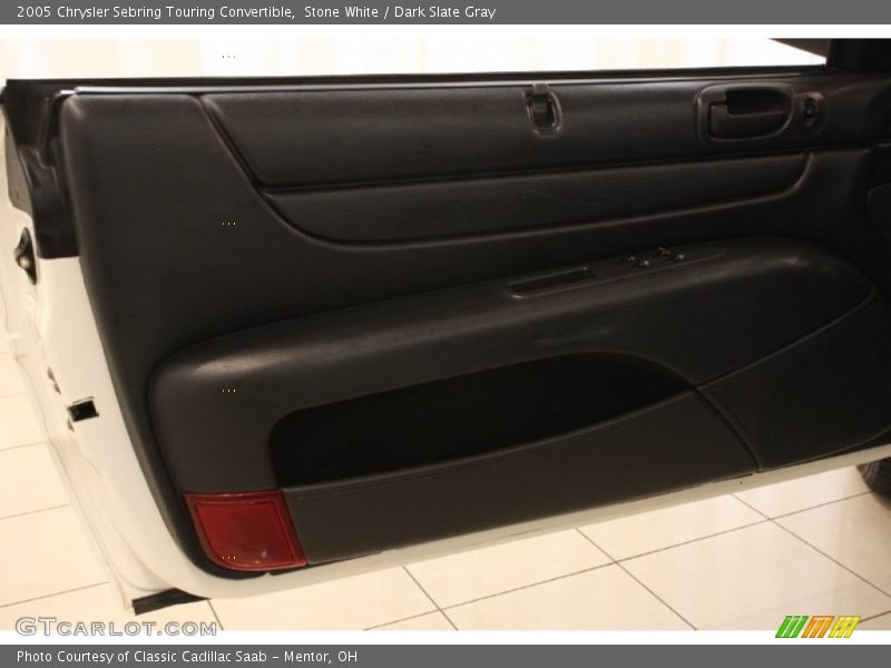 Stone White / Dark Slate Gray 2005 Chrysler Sebring Touring Convertible
