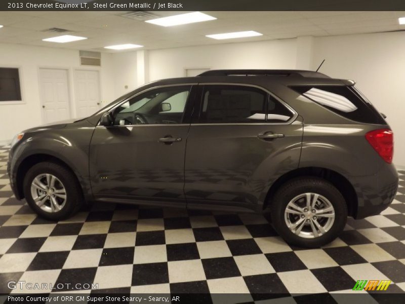 Steel Green Metallic / Jet Black 2013 Chevrolet Equinox LT