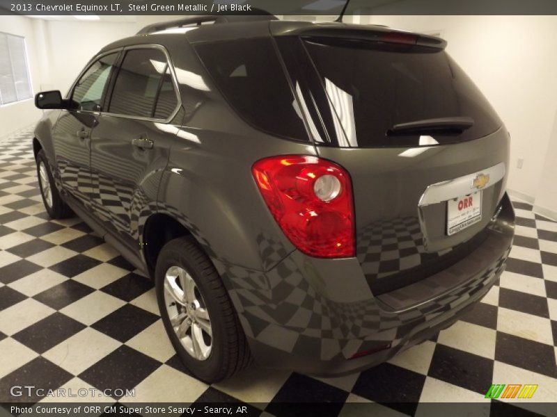 Steel Green Metallic / Jet Black 2013 Chevrolet Equinox LT