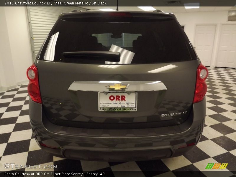 Steel Green Metallic / Jet Black 2013 Chevrolet Equinox LT