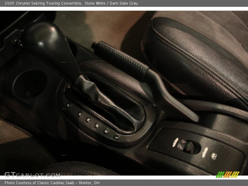 Stone White / Dark Slate Gray 2005 Chrysler Sebring Touring Convertible