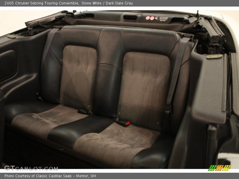 Stone White / Dark Slate Gray 2005 Chrysler Sebring Touring Convertible