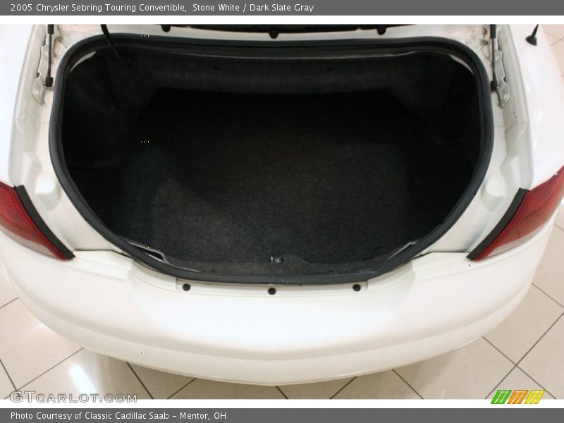 Stone White / Dark Slate Gray 2005 Chrysler Sebring Touring Convertible