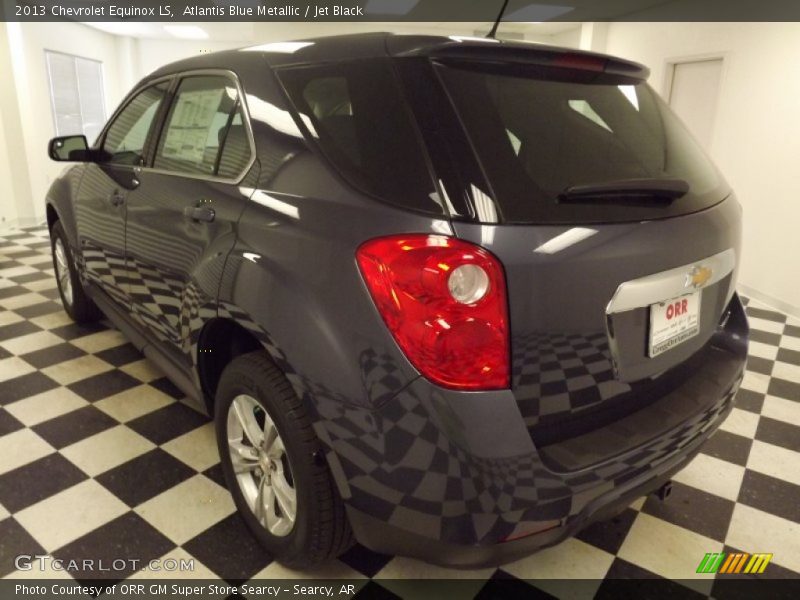 Atlantis Blue Metallic / Jet Black 2013 Chevrolet Equinox LS