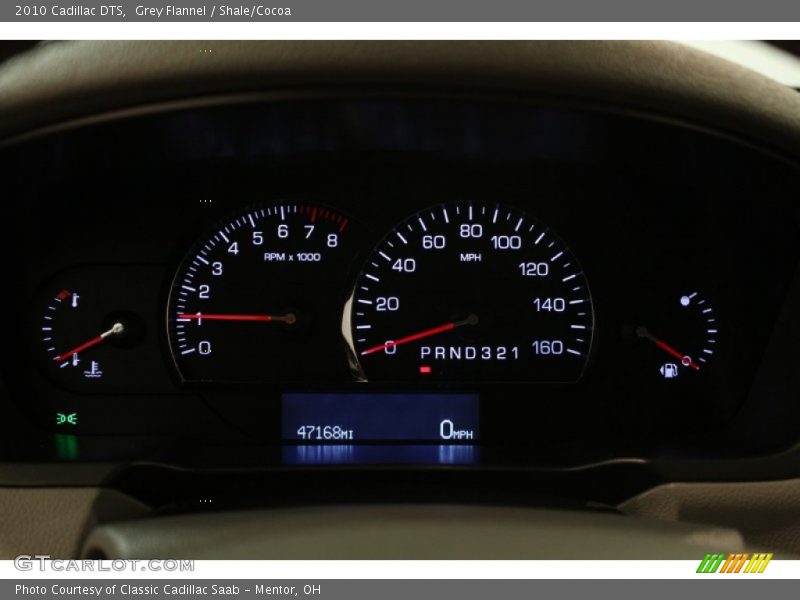 Grey Flannel / Shale/Cocoa 2010 Cadillac DTS