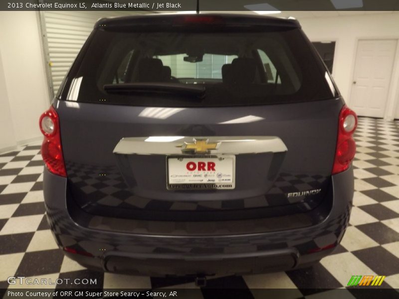 Atlantis Blue Metallic / Jet Black 2013 Chevrolet Equinox LS