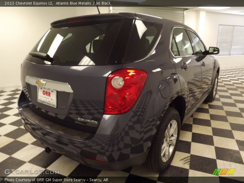 Atlantis Blue Metallic / Jet Black 2013 Chevrolet Equinox LS