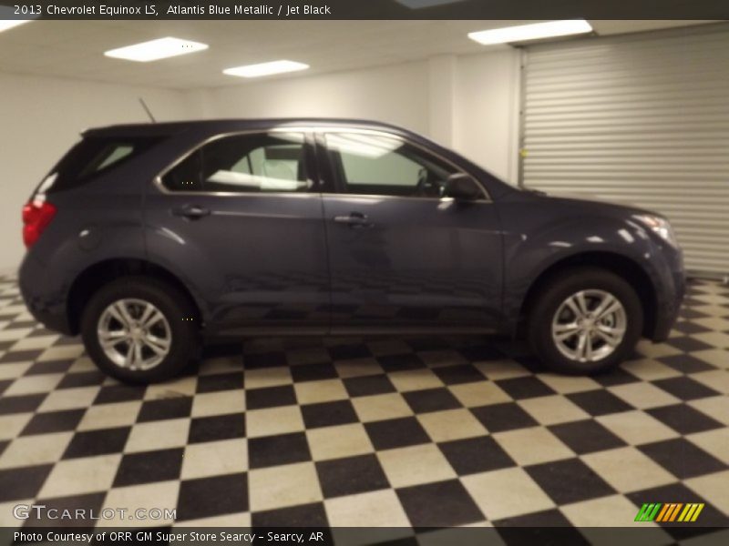 Atlantis Blue Metallic / Jet Black 2013 Chevrolet Equinox LS