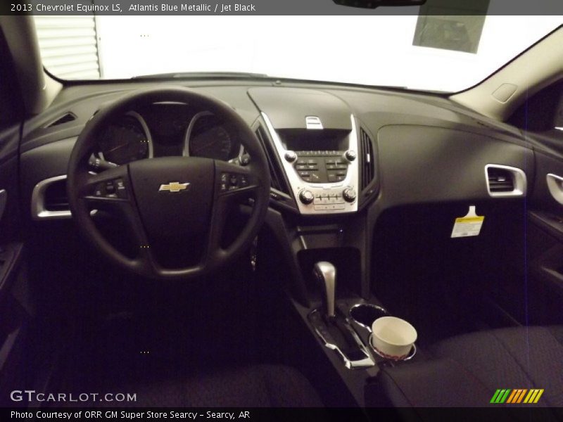 Atlantis Blue Metallic / Jet Black 2013 Chevrolet Equinox LS